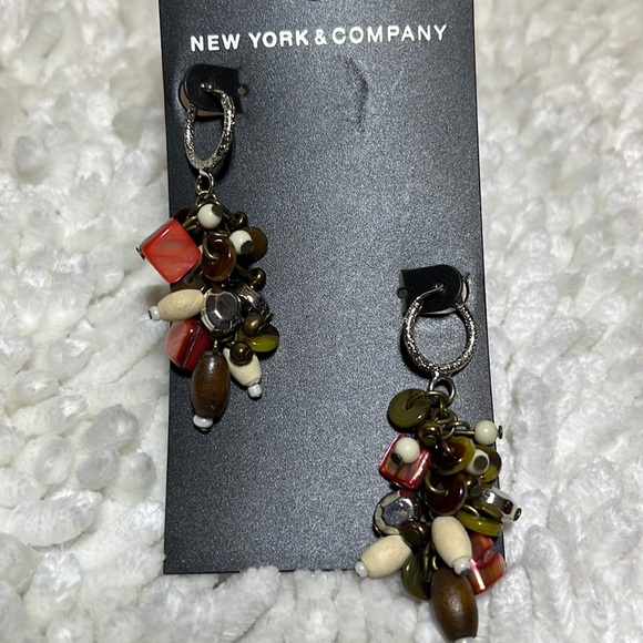 New York & Company Accessories New York Company Silver Hoop Dangle